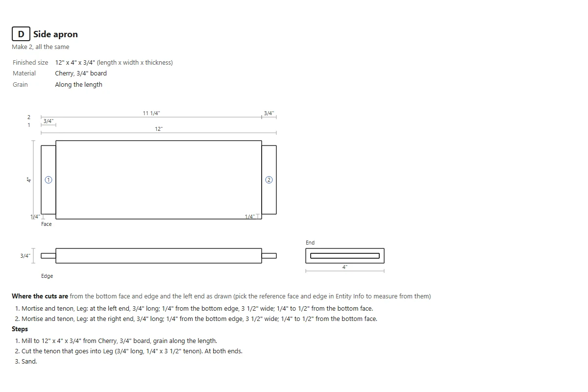 WoodSketch: free and open-source 3D design for woodworkers